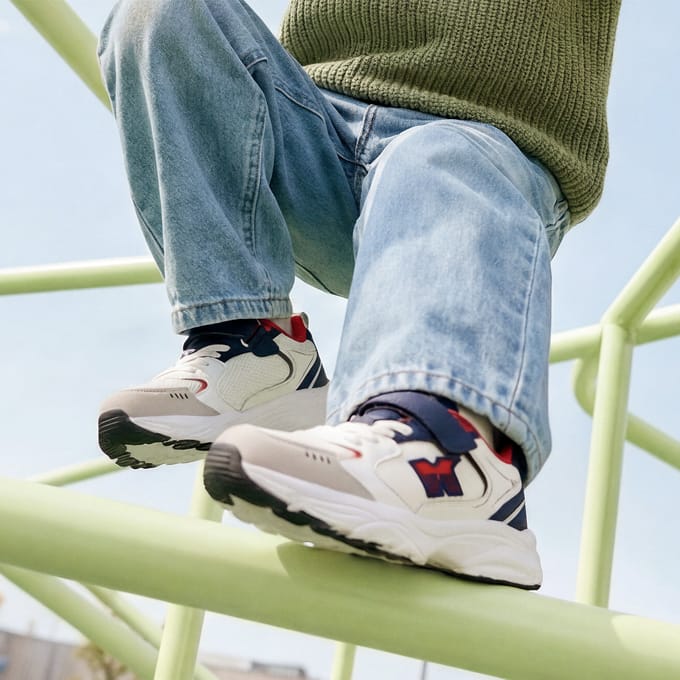 Muyters Sneakers blauw combi Textiel - Maat 33 - Kinderschoenen