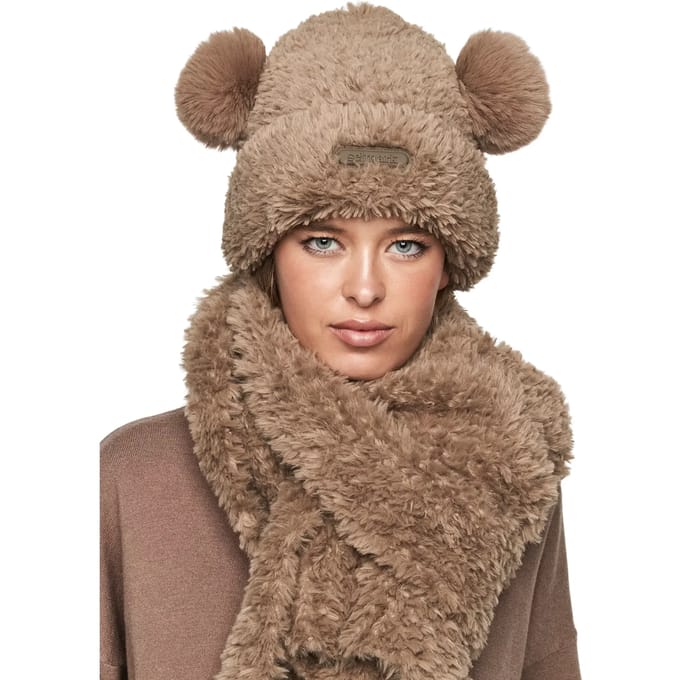 Vrouwen sjaal en muts met oren set Selmark PC1 Style ADD