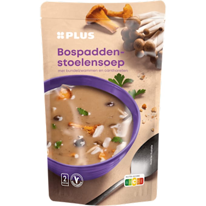Soep in Zak Bospaddenstoelensoep