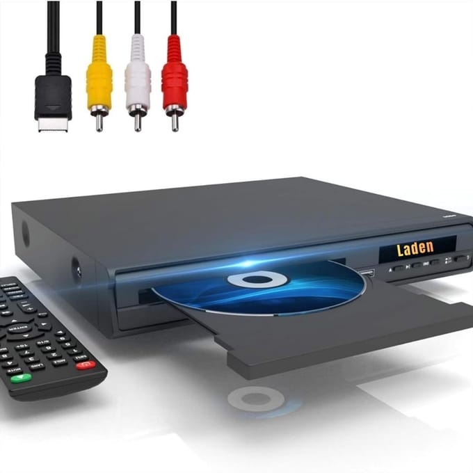RWB® DVD Speler met HDMI - DVD Speler - Mini DVD Speler - 1080P Full HD - met Toebehoren