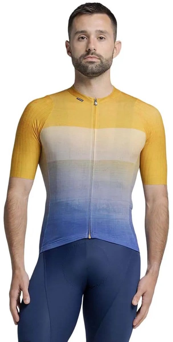 Etxeondo Alai Korte Mouw Wielertrui Geel S Man