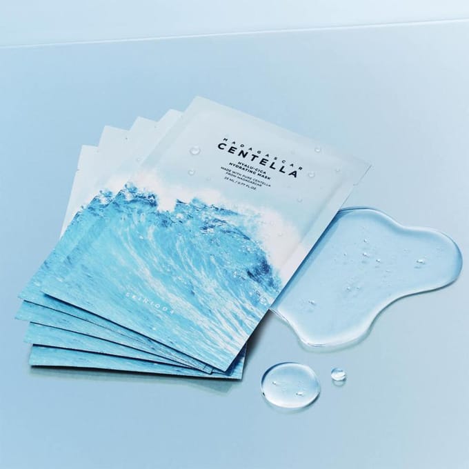 [SKIN1004] Madagaskar Centella Hyalu-Cica Hydraterend Masker 23ml 5EA white