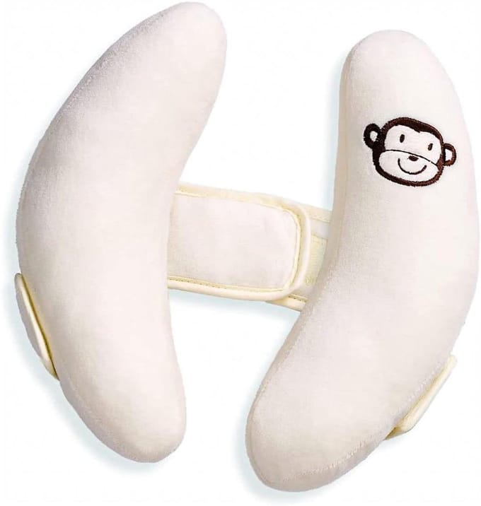 Baby's Verstelbare en Nek Steunhoofd U-Kussen voor Kinderen - Beige