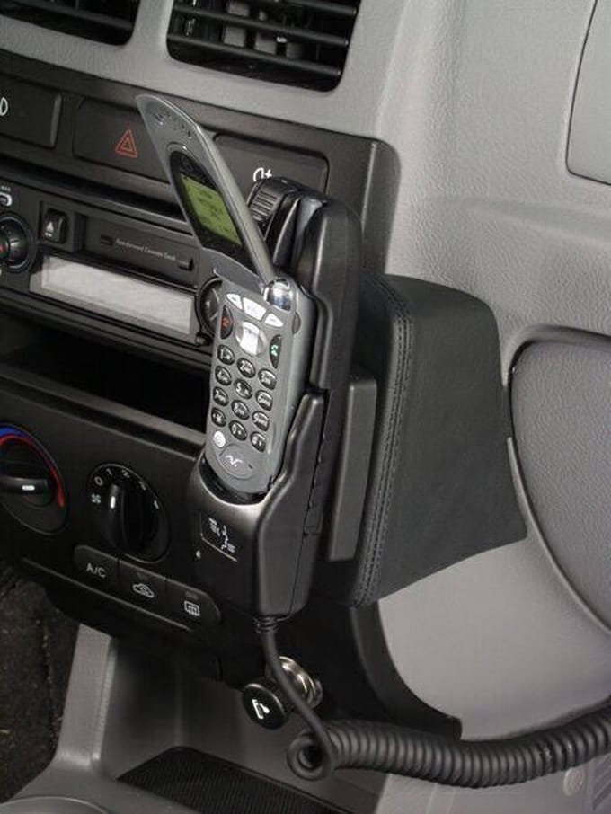 Houder - Kia Rio 10/2002-09/2005 Kleur: Zwart