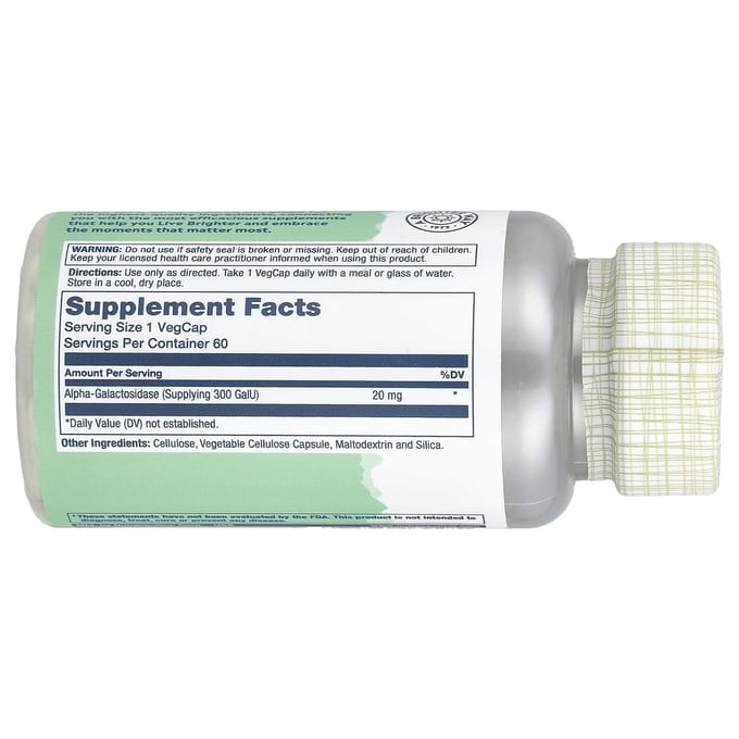 Soja Enzym, 300 Gaiu, 60 Plantaardige Capsules