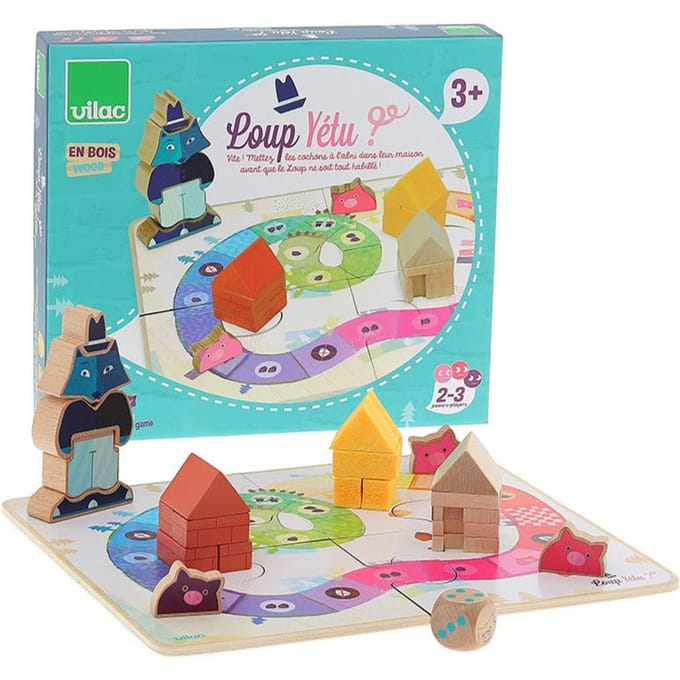VILAC spel Wolf en de 3 biggetjes 3 jr+