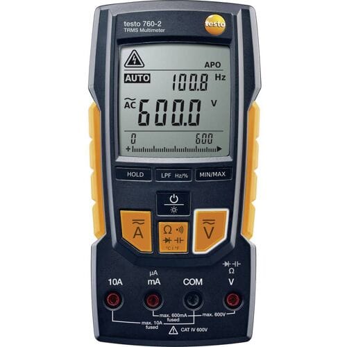testo 0590 7602 Multimeter Digitaal CAT III 1000 V, CAT IV 600 V Weergave (counts): 6000