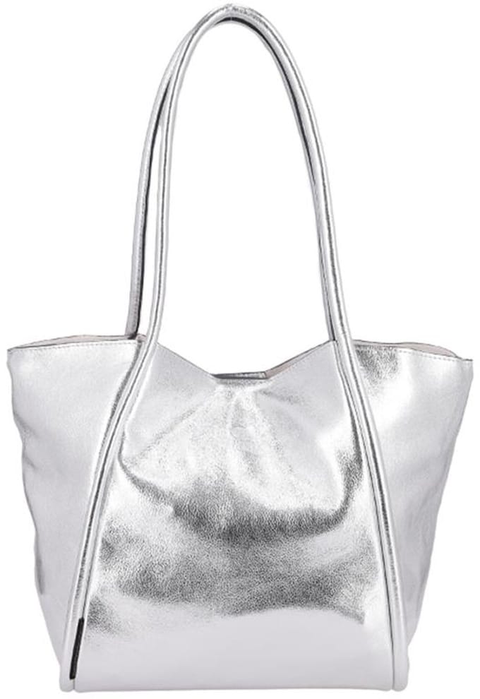 Fred De La Bretoniere Nalani Large Shopper - Dames - Leer - Zilver