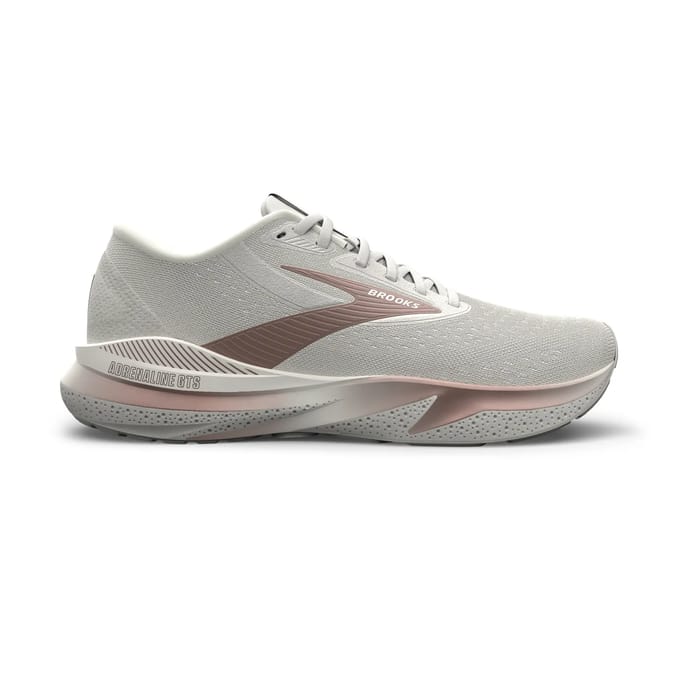 BROOKS Adrenaline GTS 24 - Dames Hardloopschoenen - Kokosnoot/Roségoud/Wit - 36