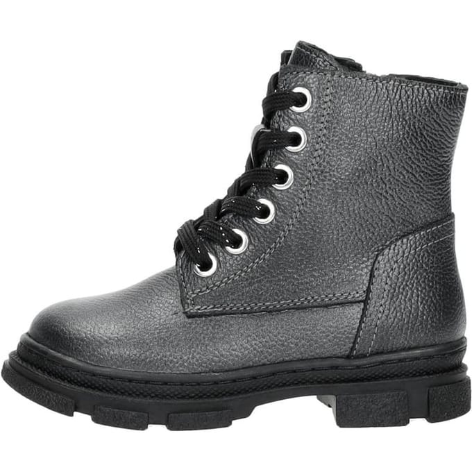 KEQ Veterschoen hoog Veterschoen hoog - zilver - Maat 30