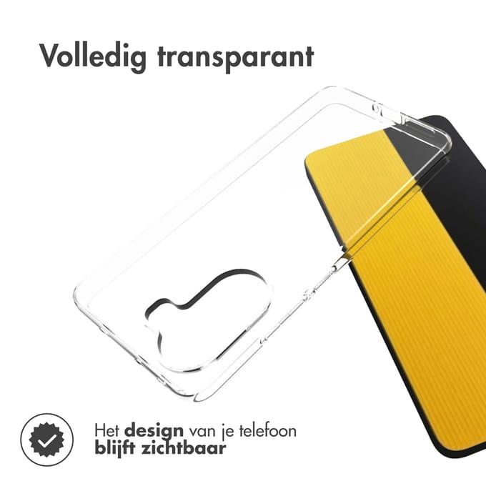 Accezz Hoesje - Geschikt voor Xiaomi Poco X7 Pro - Clear Backcover - Transparant