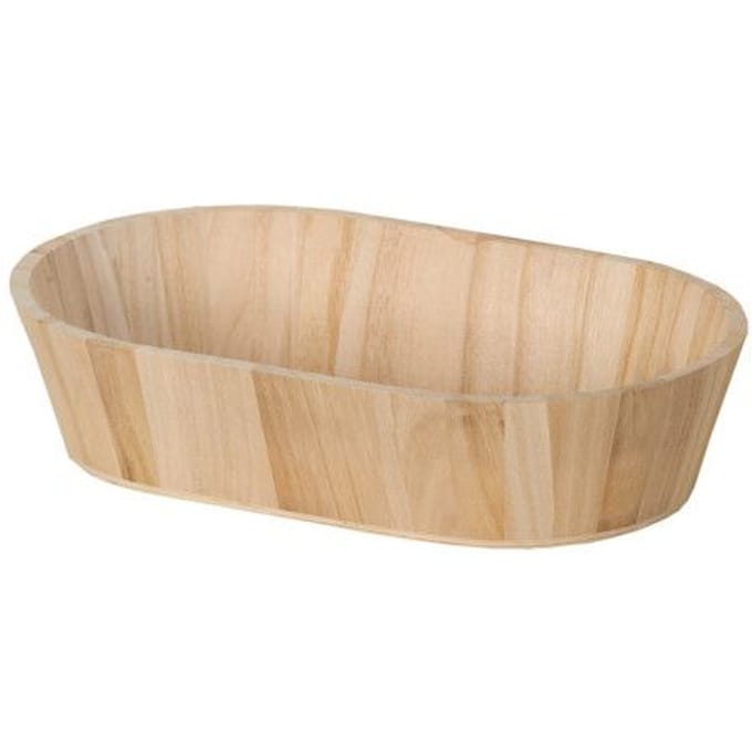 Mand ovaal 30x19x7 cm bois - Artemio