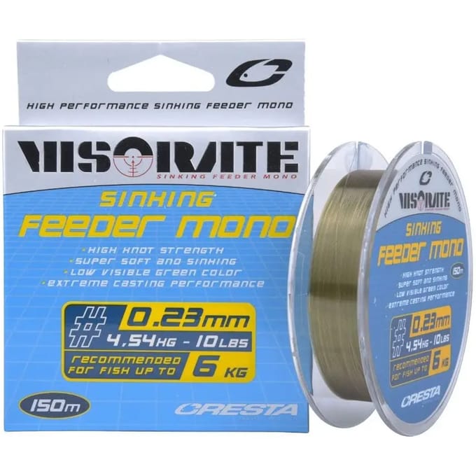 Cresta Visorate Sinking Feeder Mono 150m - Maat : 0.28mm