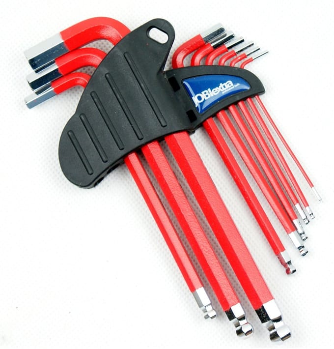 JOBIextra XT080 Serie - Imbusset met Kogelkop - Professioneel - Staal S2 - 9 Stuks