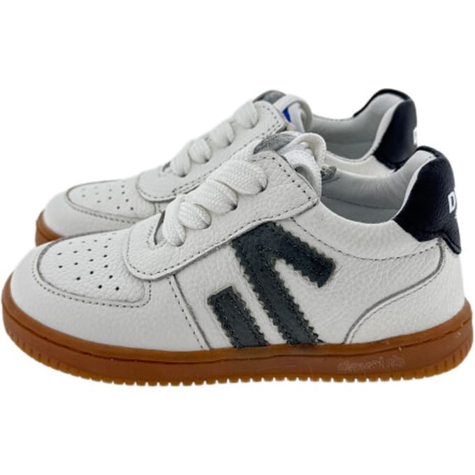 Develab 44427 Sneakers Jongens - Leren Sneaker - Wit - Maat 23
