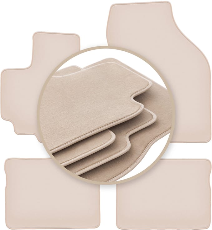 PREMIUM beige vloermatten voor: Suzuki Celerio hatchback 2014-