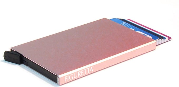 Figuretta cardprotector - RFID creditcardhouder - roze