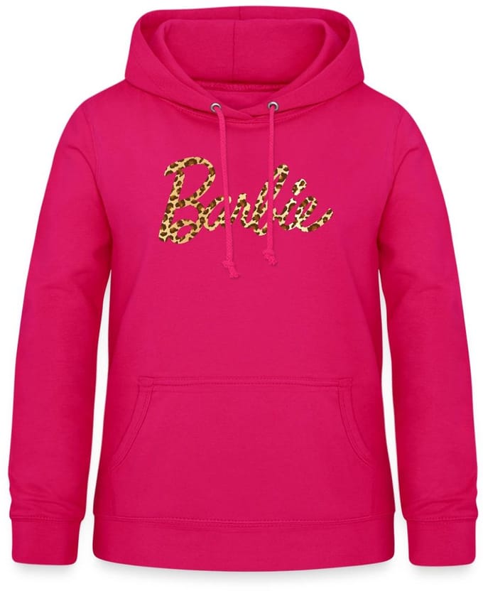 Barbie Leo Print Logo Hoodie Dames