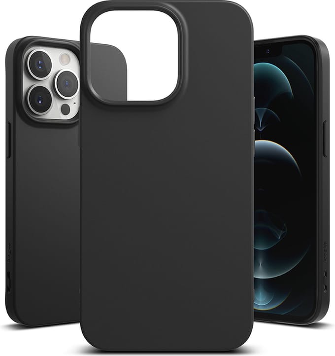 Ringke Air S Ultra-Thin Cover Gel TPU Case for iPhone 13 Pro Max - Zwart