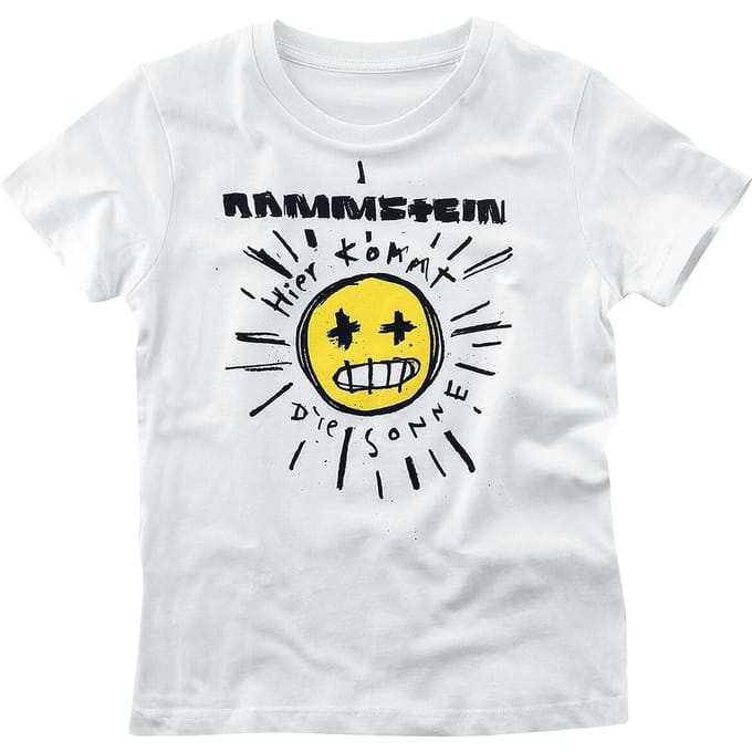 Rammstein T-shirt voor kinderen - Kids - Sonne - voor Kinderen - wit