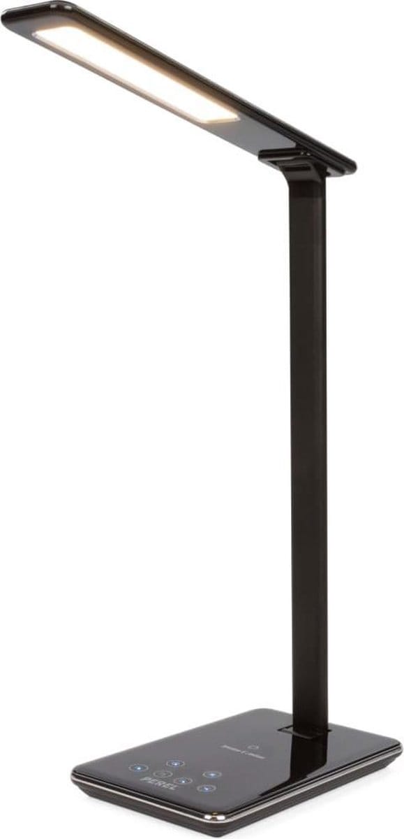 Velleman - DIMBARE LED-BUREAULAMP + DRAADLOZE OPLADER - 48 LEDS - ABS + ALUMINUM - EFL60