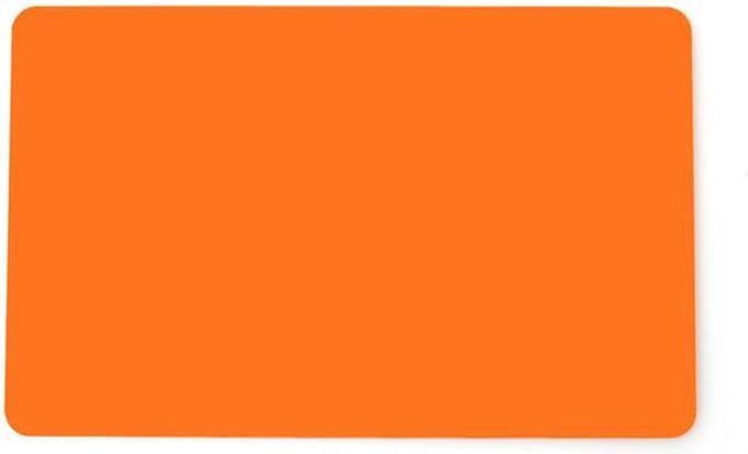 Ultracard PVC card oranje pk a 100 stuks