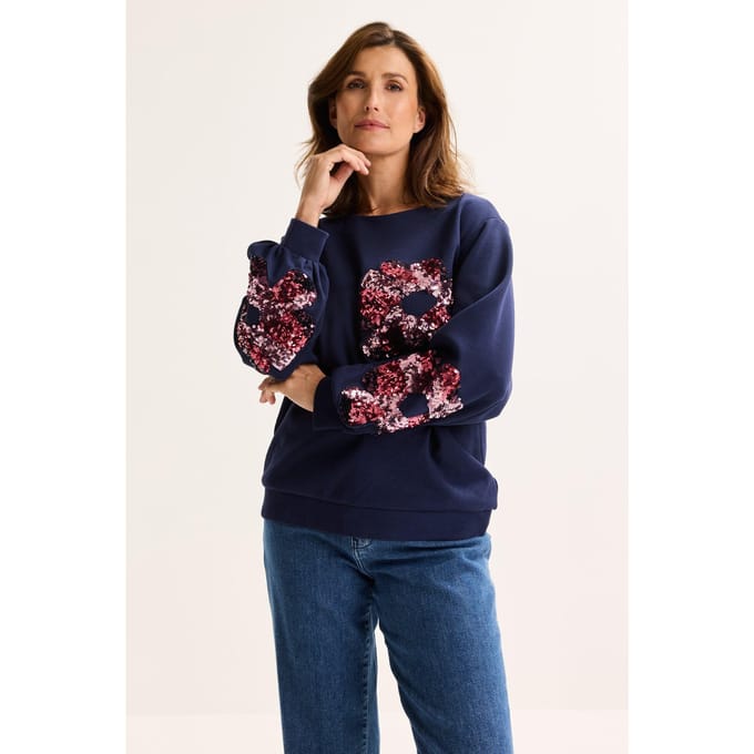 Sweatshirt Met Pailletten