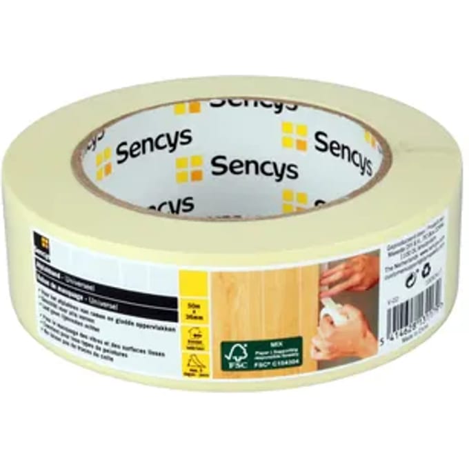 Sencys Afplaktape Universeel 55mx36mm