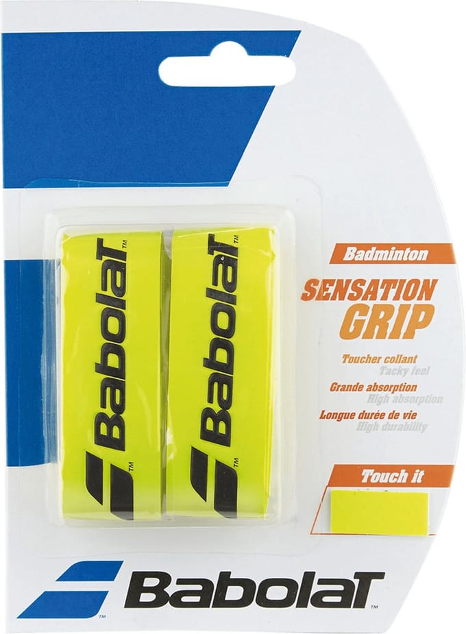 Babolat Sensation badminton grip x2 - yellow