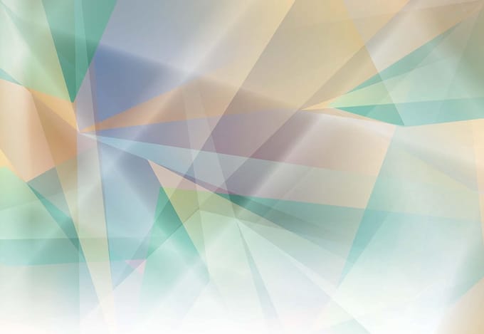 Fotobehang Modern Abstract Art Prism | PANORAMIC - 250cm x 104cm | 130g/m2 Vlies