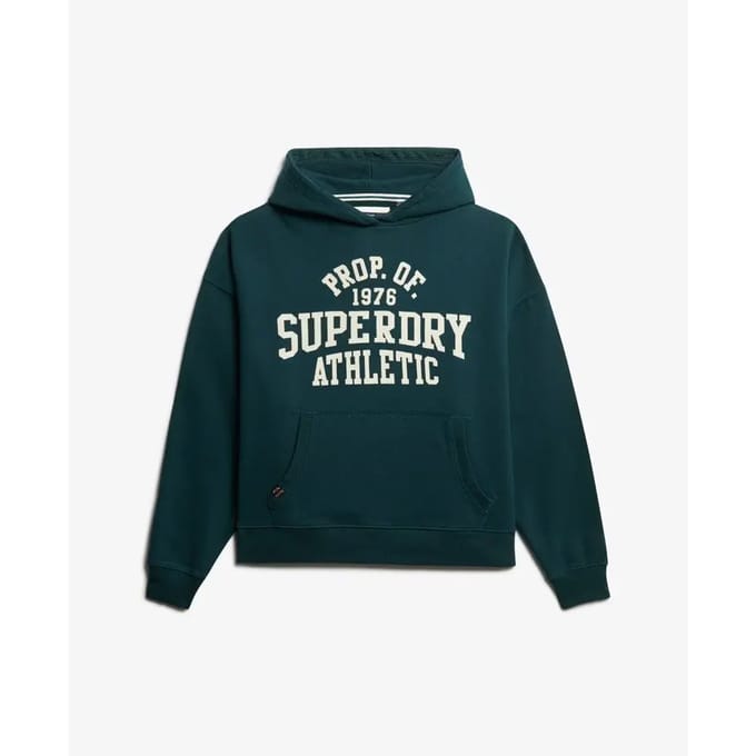 Superdry - Athletic Essentials Hoodie Relaxed Pasvorm - Dames - Hoodies