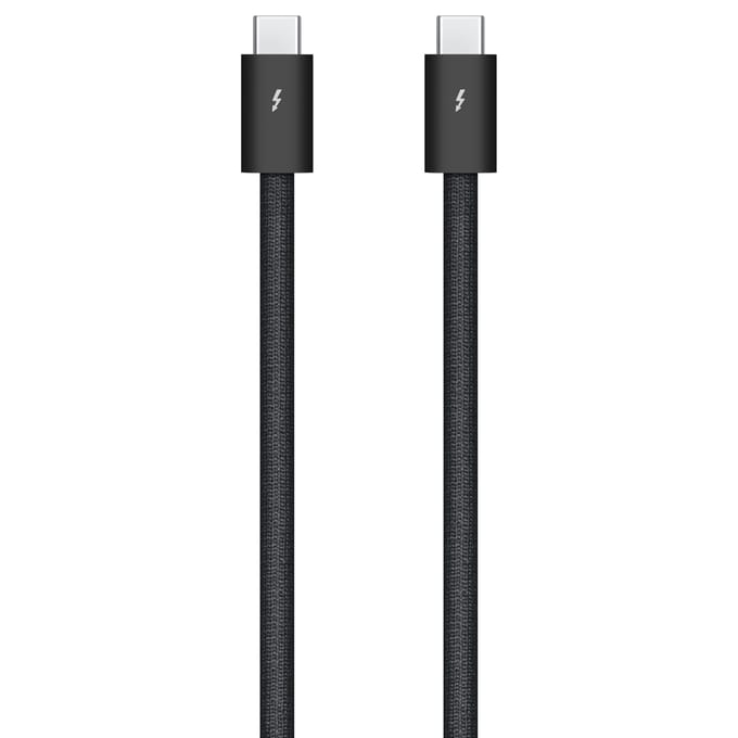 Apple Thunderbolt 4 (USB-C naar USB-C) Pro oplaadkabel - 1 meter - Zwart