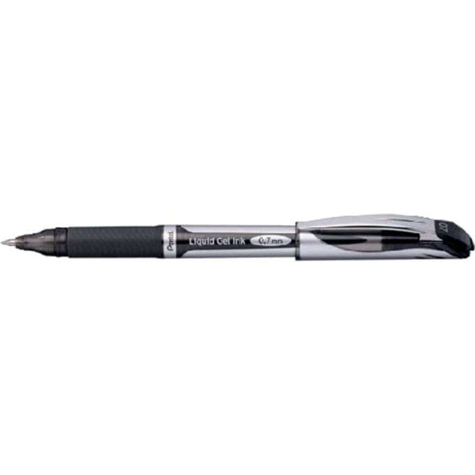Pentel gel-rollerbalpen EnerGel BL 57, zwart, 12 st.