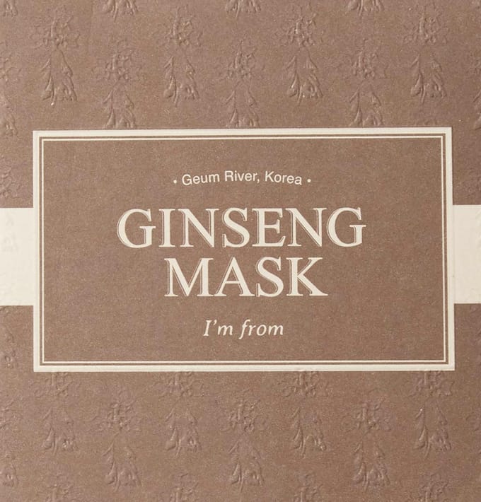 Ik ben van Ginseng-masker 120g brown