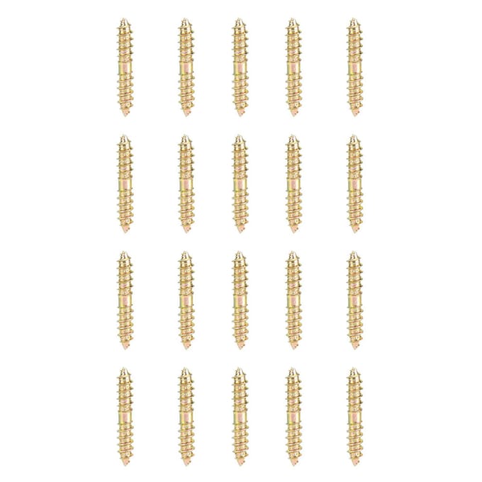 20 stuks 5*30mm deuvelschroef houtbewerking meubelverbinder dubbelzijdige schroef