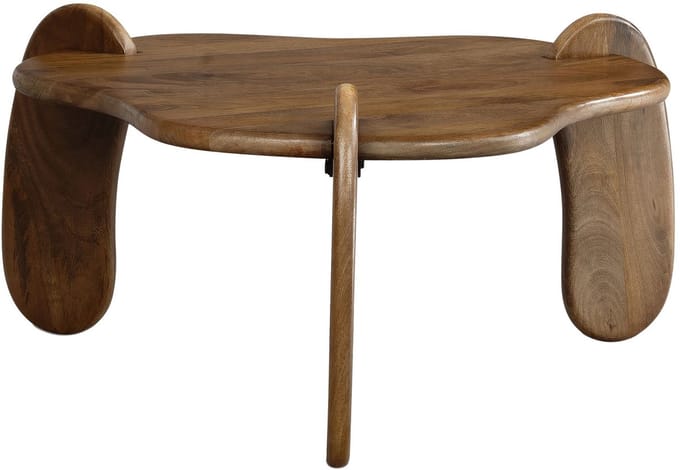 Salontafel walnoot massief hout 78 cm - WL7.158