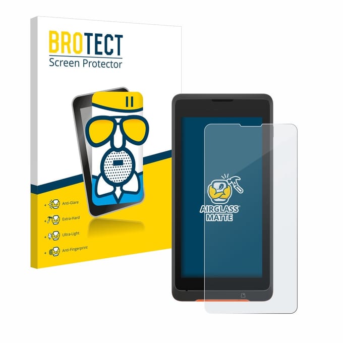 BROTECT - Screenprotector voor Sunmi P2 Lite SE - Folie Beschermfolie Beschermglas matte
