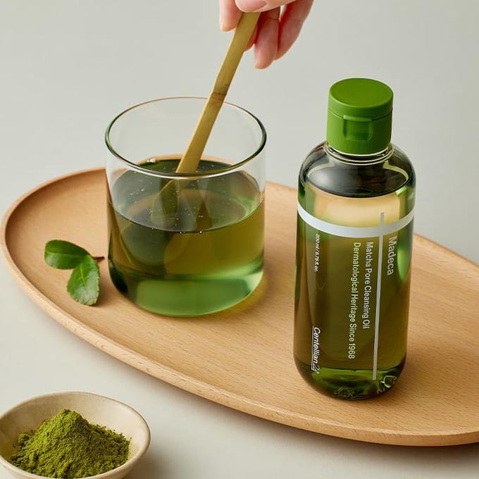 [Centellian24] Madeca Matcha Pore Cleansing Oil 200ml beige