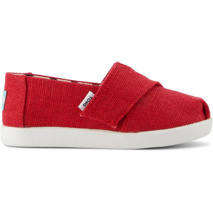 Espadrilles met verstelbare klittenbandsluiting voor baby Toms Classic