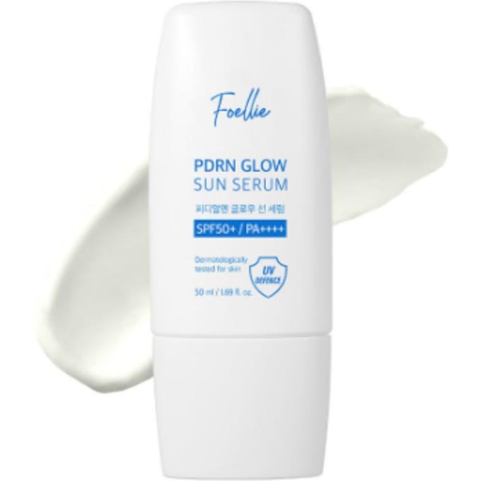Foellie PDRN Glow Sun Serum 50ml Protection Solaire SPF white