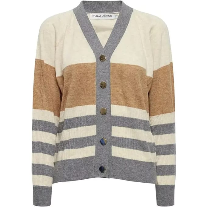 Damesvest Pulz Jeans Sara Striped Button