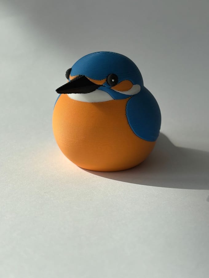 by Studio Dot. Vogelcollectie - Ijsvogel Decoratie - Modern - Minimalistisch - Vogel Beeldje