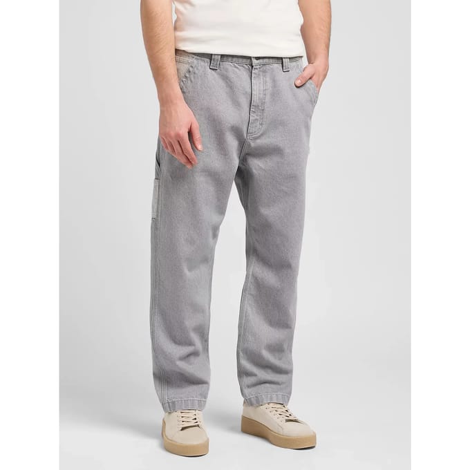 Lee Slouchy Carpenter Relaxed Fit Spijkerbroek Grijs 34 / 32 Man