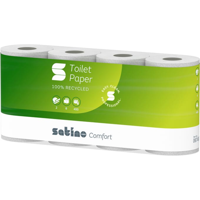 Toiletpapier Satino MT1 Comfort 2-laags 400 vel wit 067490