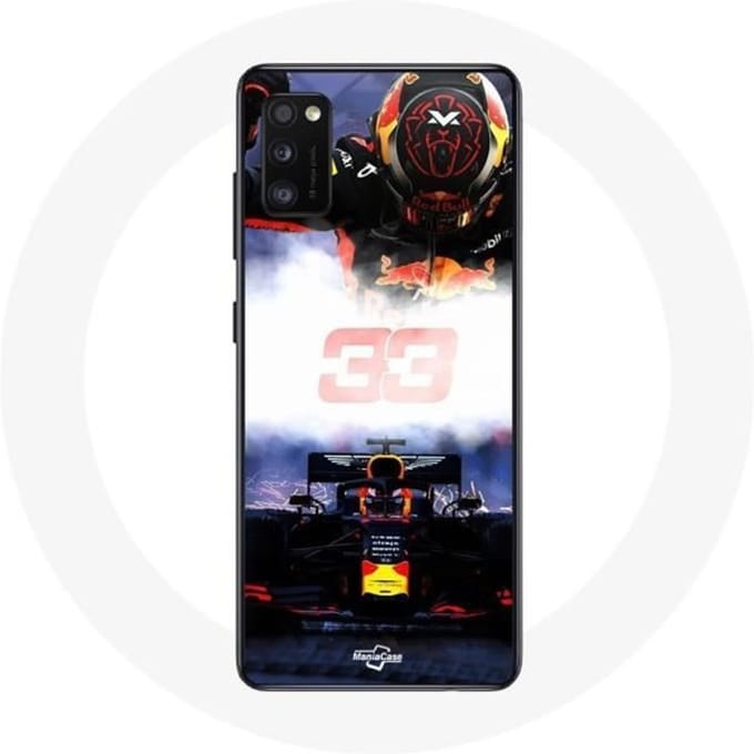 Case voor Samsung Galaxy S20 plus Formule 1 Max Verstappen F1 Driver Zwart Rood en Geel