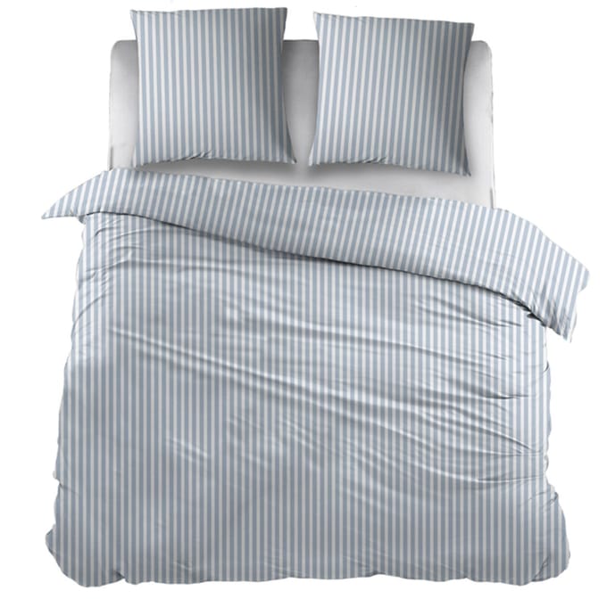 Snoozing Carine Dekbedovertrek - Extra breed - 260x200/220 cm - Blue