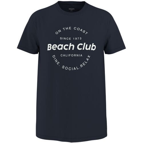 ESMARA MEN Heren T-shirt (Marineblauw, S)