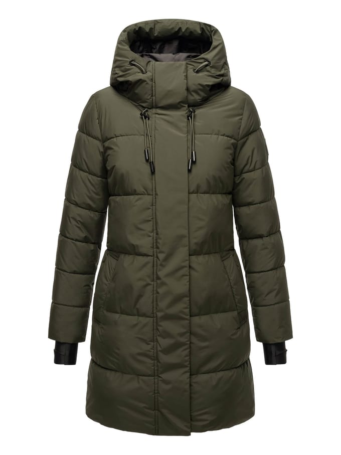 Marikoo dames winterjas met capuchon & fleecevoering – Kaituu