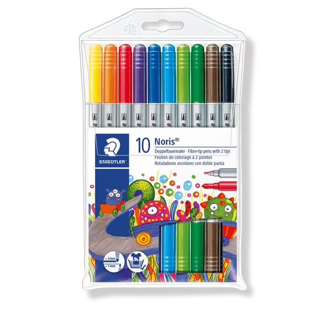 STAEDTLER dubbelstift Noris, 10 stuks kartonnen etui