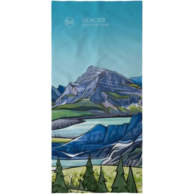 BUFF Coolnet UV+ Multifunctionele Bandana Nationale Parken Gletsjer